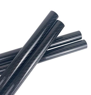 OEM Machined Carbon Fiber High Strength Tubing 3k Twill 100% Real Tube