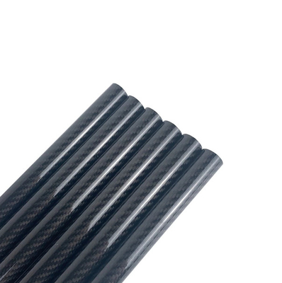 OEM Machined Carbon Fiber High Strength Tubing 3k Twill 100% Real Tube