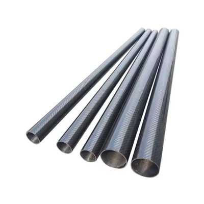 Carbon Fiber Tubes Matte Surface 3K Roll Wrapped 100% Pure for Quadcopter Multicopter