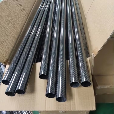 Factory Hot Sale carbon fiber pipe tube carbon tube rod forged 3k Carbon Fiber Tubing