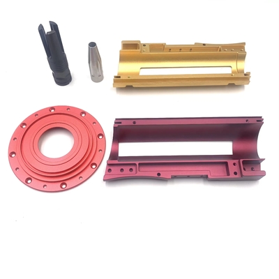 CNC Milling Lathing Drilling Machined Fabrication Services Aluminum Anodized CNC Machining Services