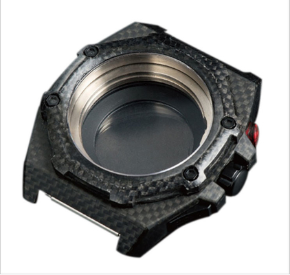 3k Twill Carbon Fiber Watch Case Cnc Sandblasting Odm ISO14001