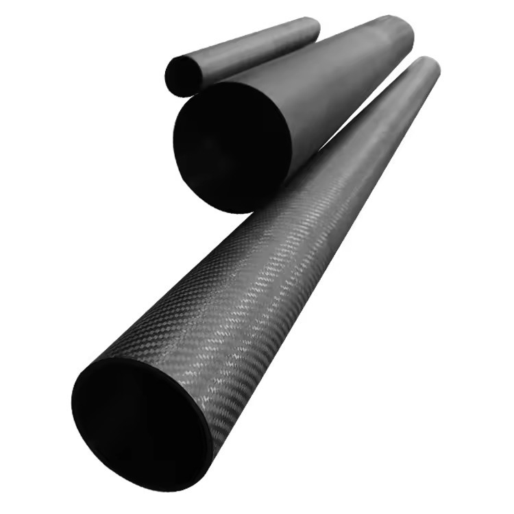 Factory Hot Sale carbon fiber pipe tube carbon tube rod forged 3k Carbon Fiber Tubing