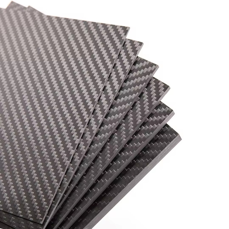 Carbon Fibre Sheet 3k 0.2mm 0.5 mm 2mm 5mm Carbon Fiber Panel Carbon Sheet Plate