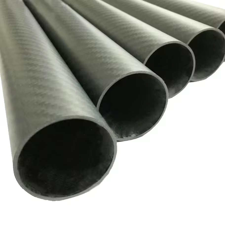 Carbon Fiber Billiard Cue OEM low deflection tacos billiard cue plain UD carbon fiber pro taper cue