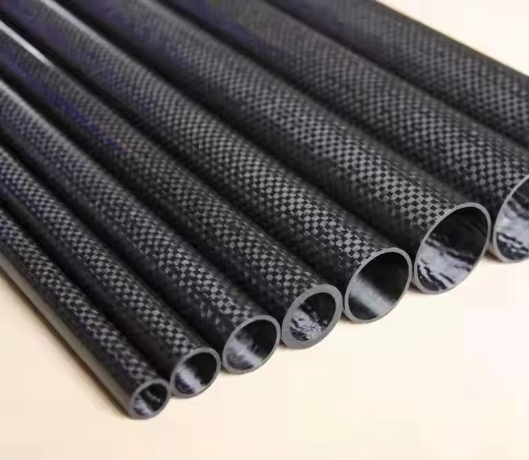 Carbon Fiber Drone Parts Tube 30mm 3k Carbon Fibre Tube Round Pipes For UAV Drone Frame